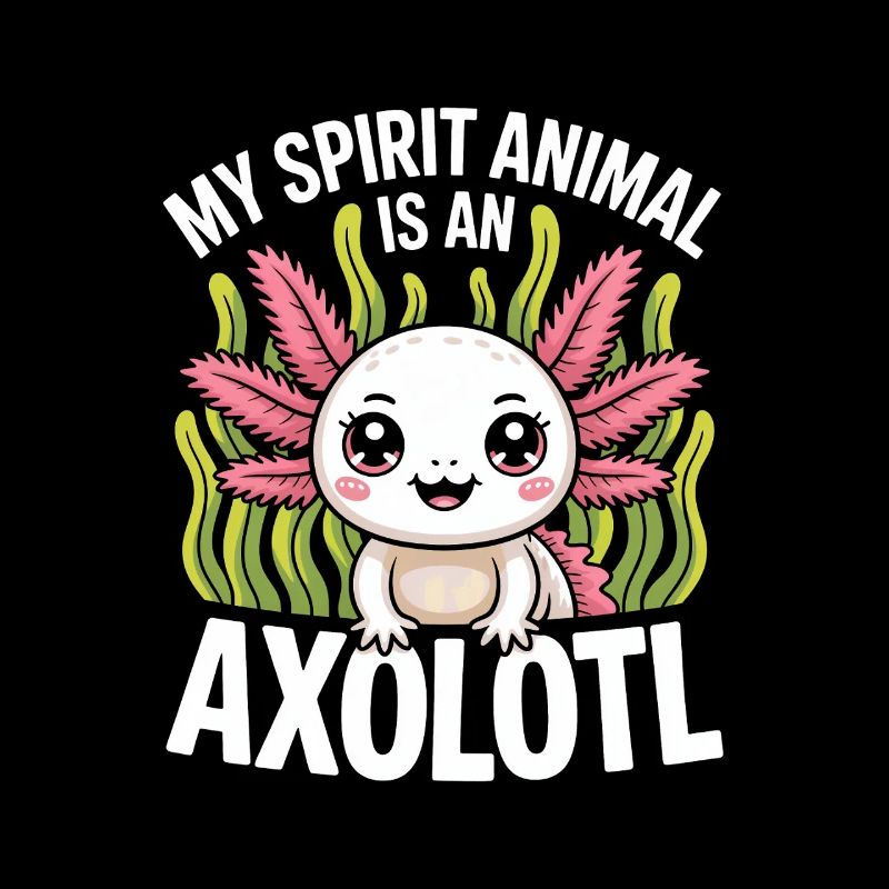 Axolotl Geisttier-Design