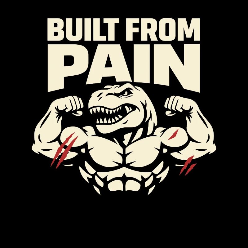 Emo Dinosaurier Lustiges Gym Sad Workout Lifting