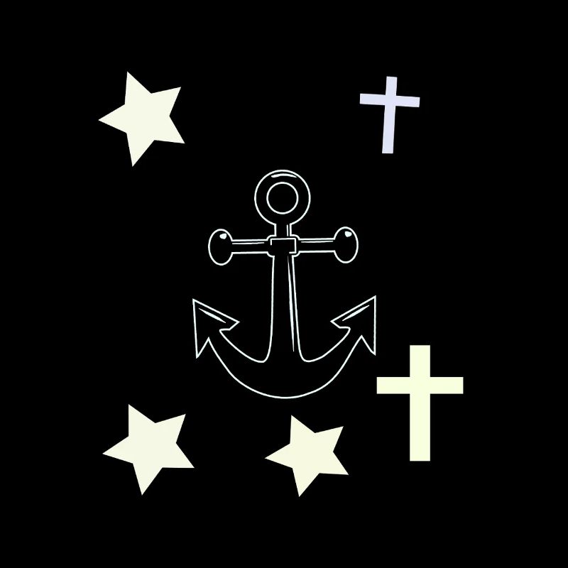 Ancres, étoiles et croix
