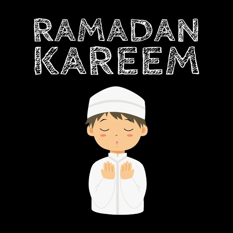 Ramadan Kareem Prayer Kid