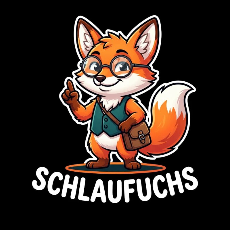 Schlaufuchs Lustiger Schul Fuchs Lehrer