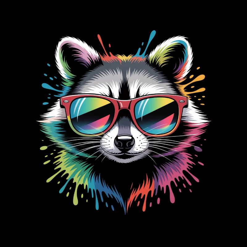 Rainbow Waschbär
