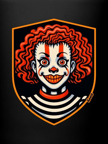 Harlequin Fury Shield Clown