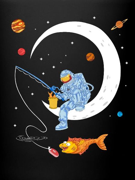 Chemise spatiale de pêche d’astronaute