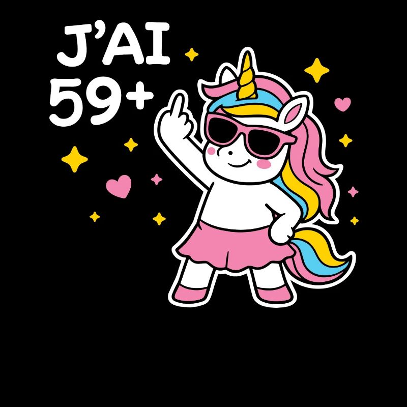 Unicorn 59+ zur Feier von Rainbow