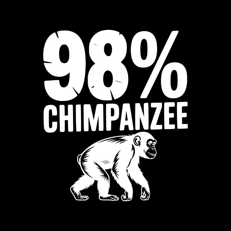 98 % Schimpansen