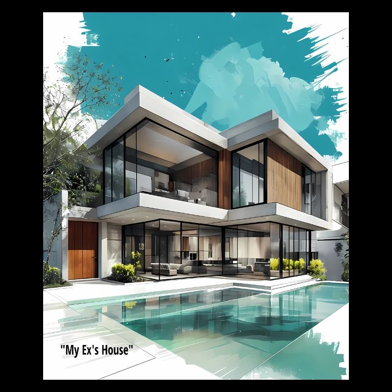 Ex's Modern Villa by Pool