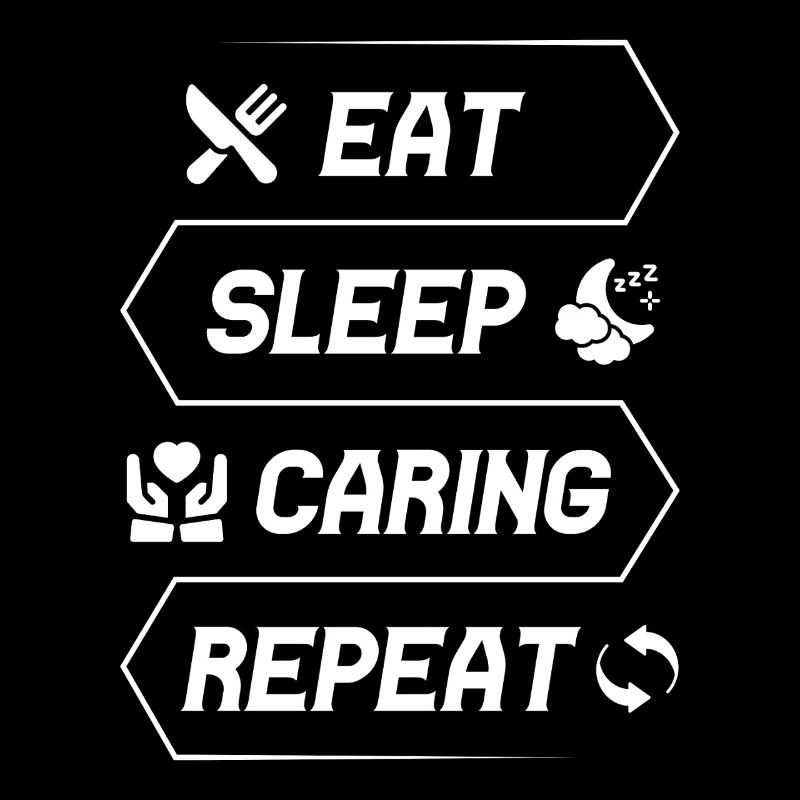 Social Worker Quote Eat Sleep Caring Social Work