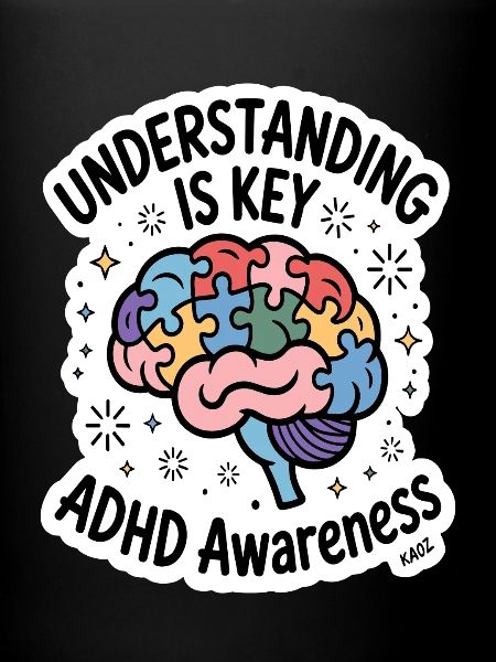 Puzzle Brain ADHD Awareness