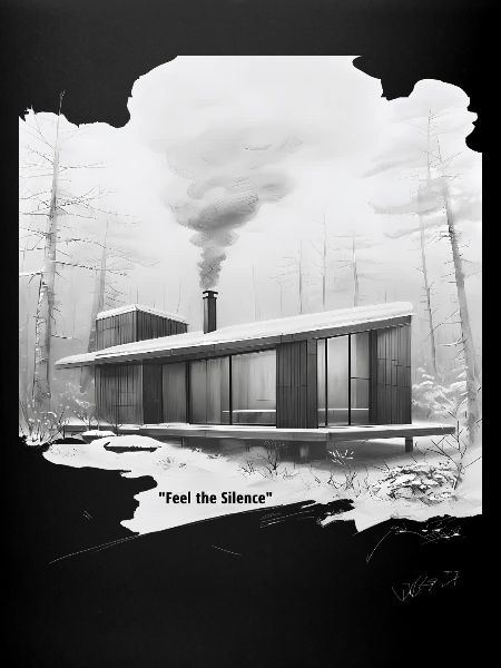 Cabine Moderne Silencieuse d’Hiver
