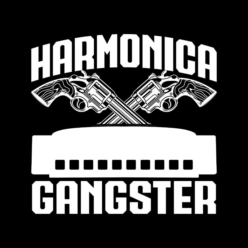 Harmonica Musican Gangster Harmonica