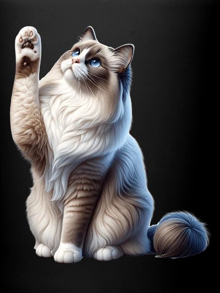 Ragdoll Katze Chatte Ragdoll