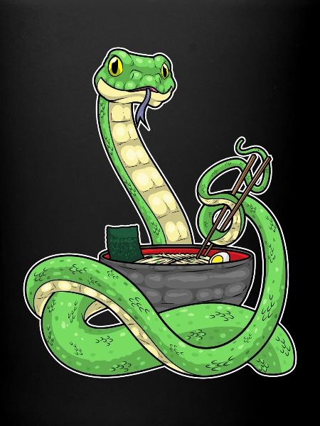 Cuisinière serpent cuisine de ramen