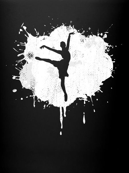 Sketch de danseur de ballet