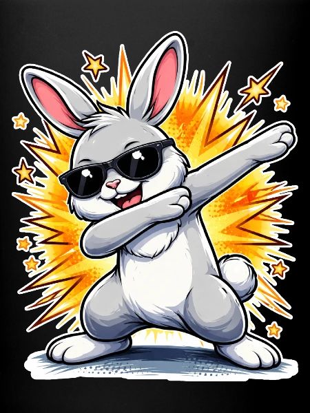 Dabbing Bunny