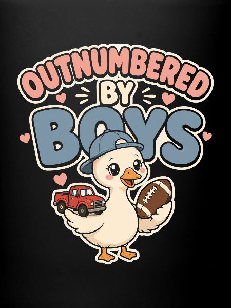 Outnumbered by Boys Duck