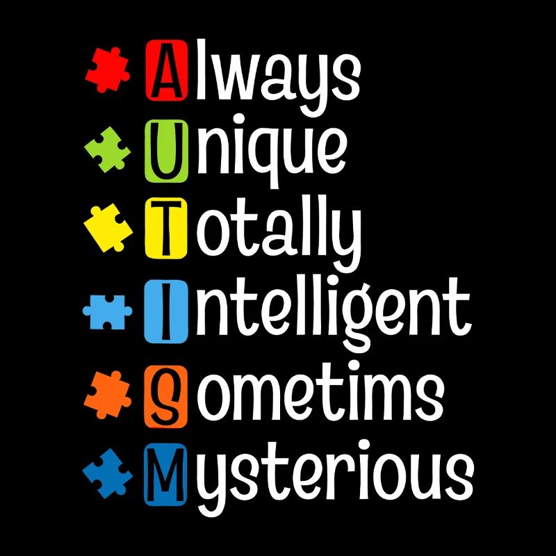 Autism Puzzle Pride: Unique Minds