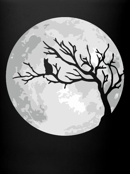 Lune de Chat Lune d’Halloween
