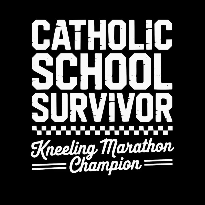 Survivant d’une école catholique : marathon à genoux drôle