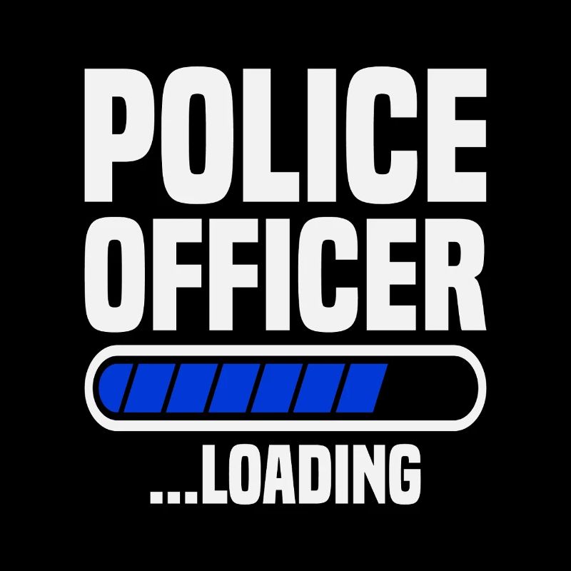 Polizist lädt Polizeischule Graduierter Polizei