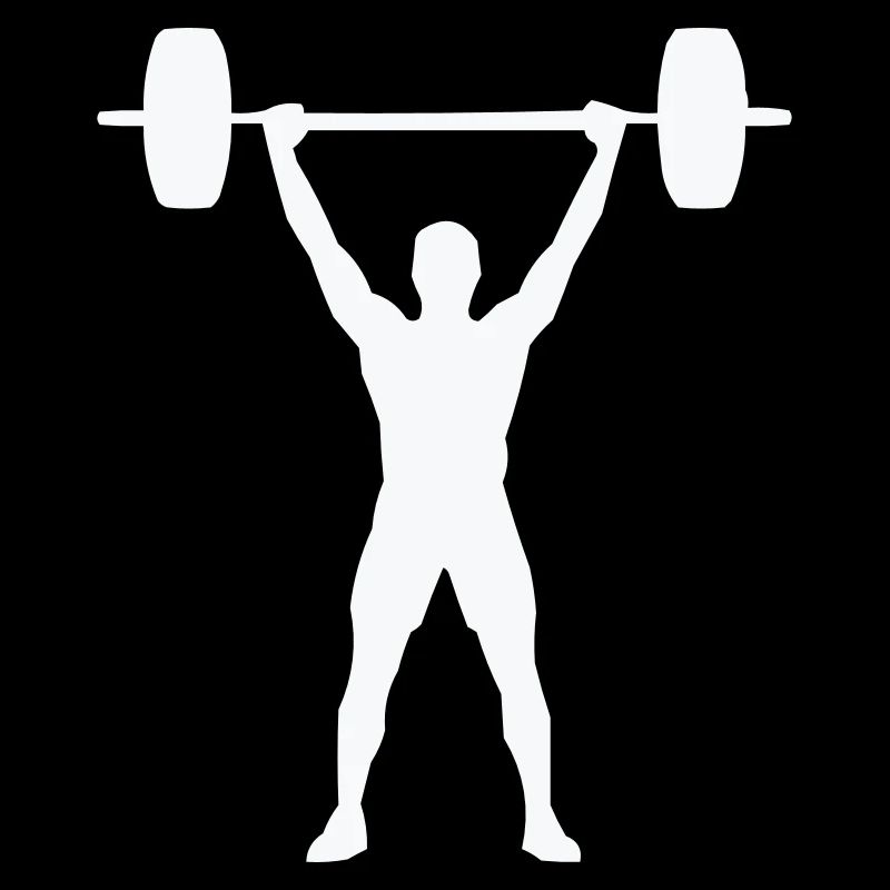 Weightlifting Silhouette Weight Training