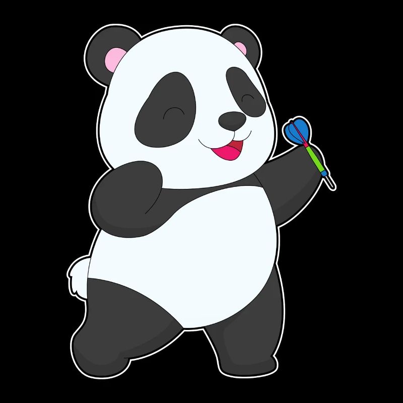 Panda Dart Dartpfeil Sport