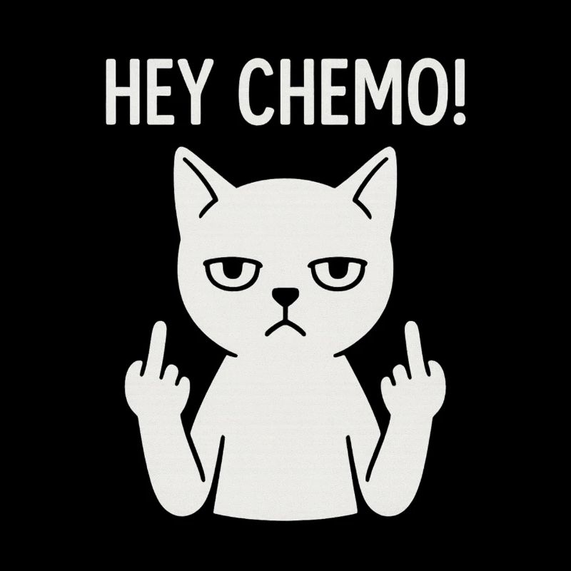 Chat de soutien chimio-chimio-insolent