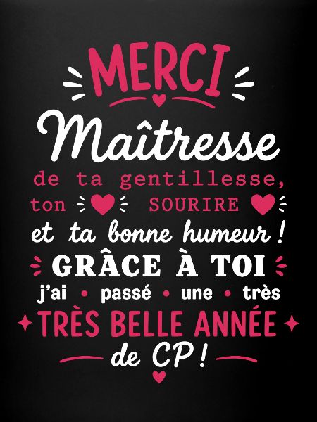 Merci Maîtresse CP