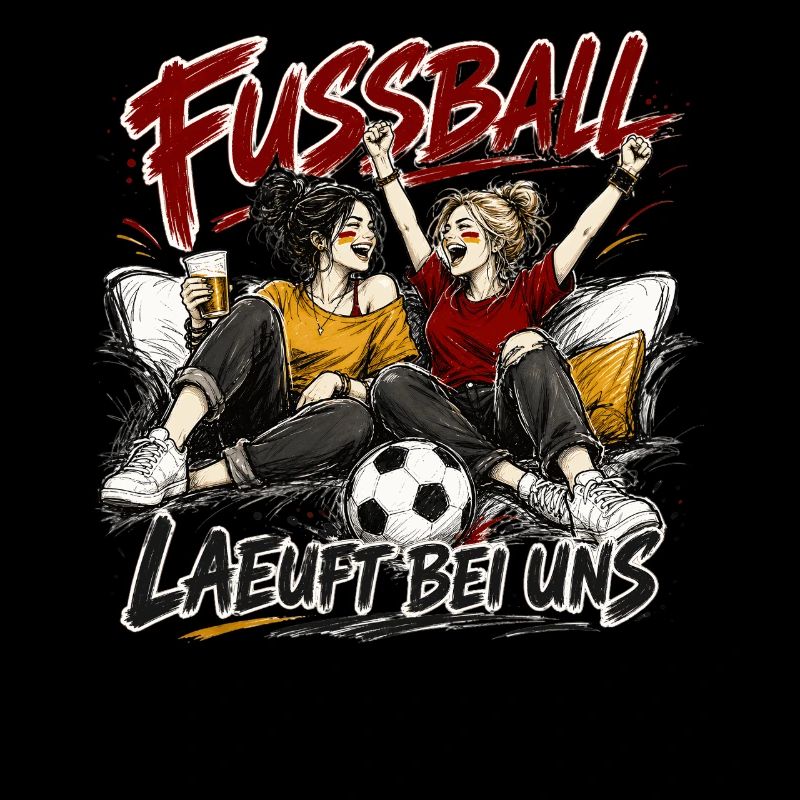 Fussballabend mit Freundinnen