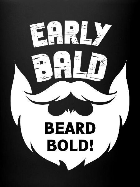 Early Bald Beard Bold