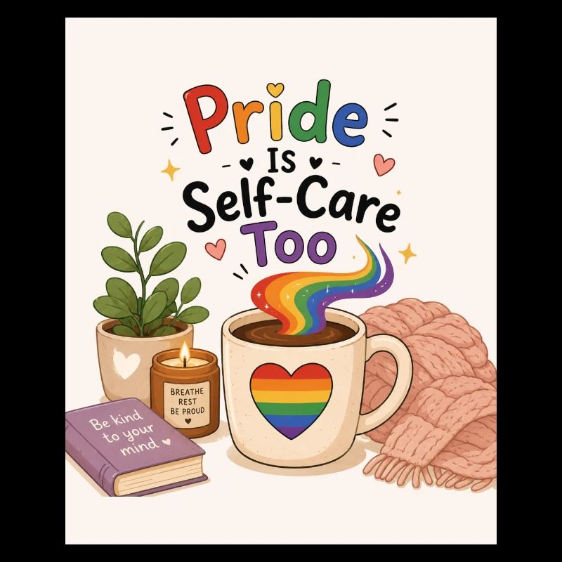 Pride et Soin de soi Arc en Ciel