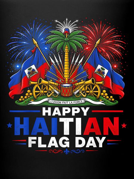 Festival festif du drapeau haïtien