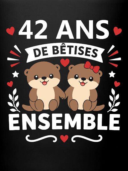 42 Ans Ensemble Oursons Amour