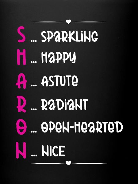 Sharon Name Poem