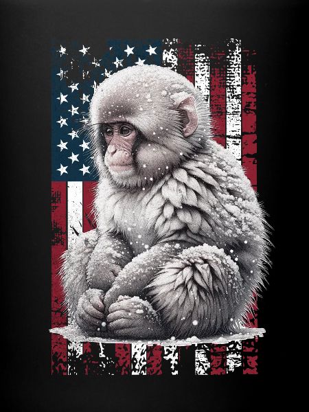 Snow Monkey US Schneeaffe