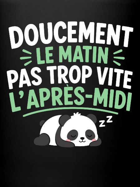 Matin Doux Après-Midi Léger Panda