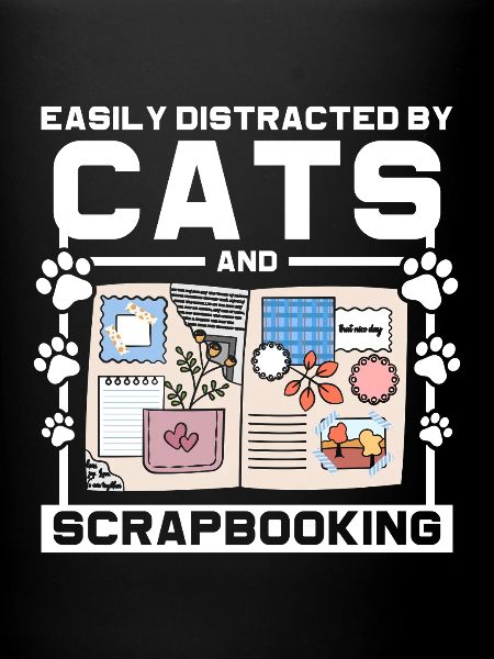 Chats et scrapbooking