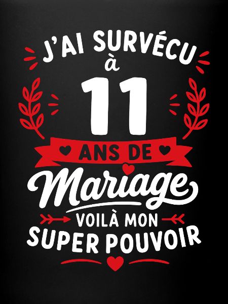 Survécu 11 ans de mariage