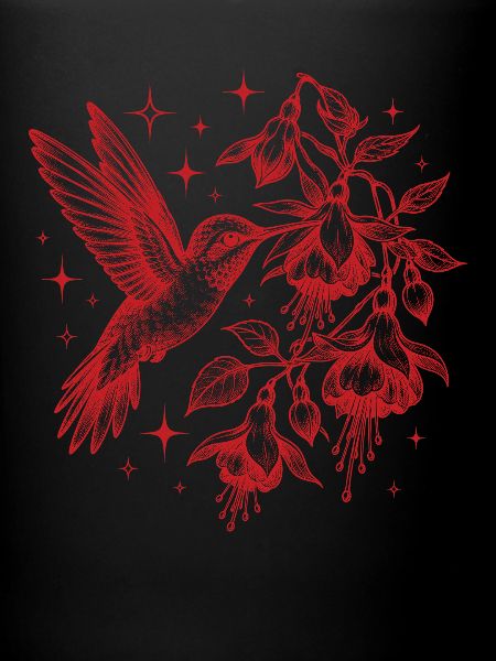 Kolibri-Blumen Vogelbeobachter