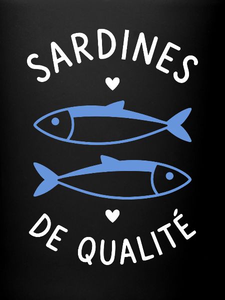 Quality Sardines – Blue Illustration