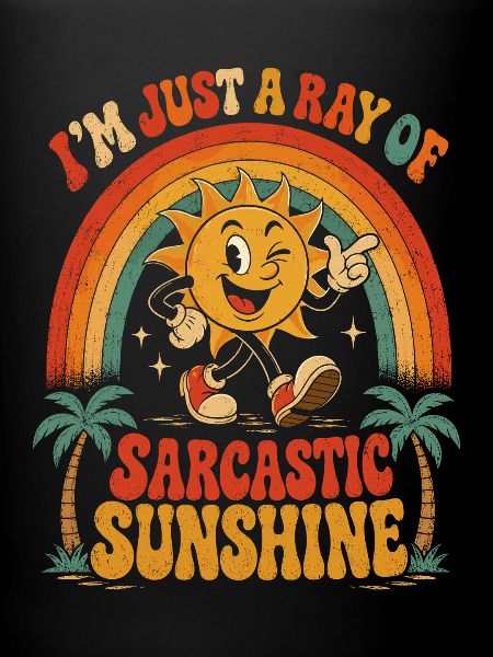 Sarkastischer Sonnenschein Retro