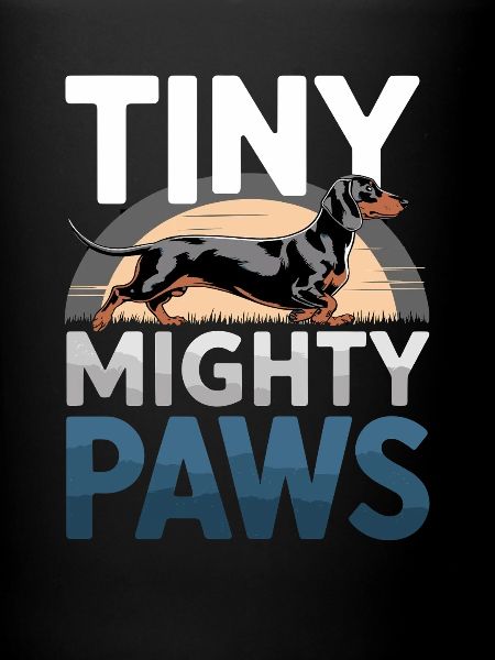  Tiny Mighty Paws Dackel Silhouette