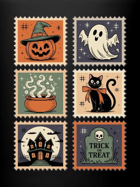 Halloween Briefmarken