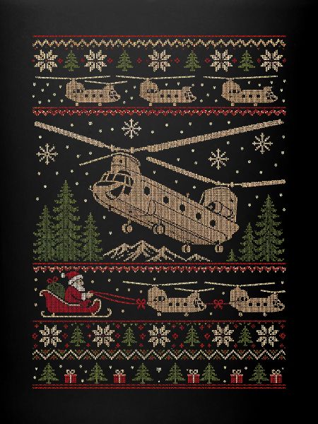 CH47 Chinook Weihnachtspullover