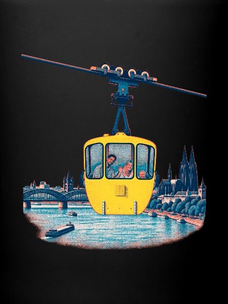 Kölner Seilbahn Risograph