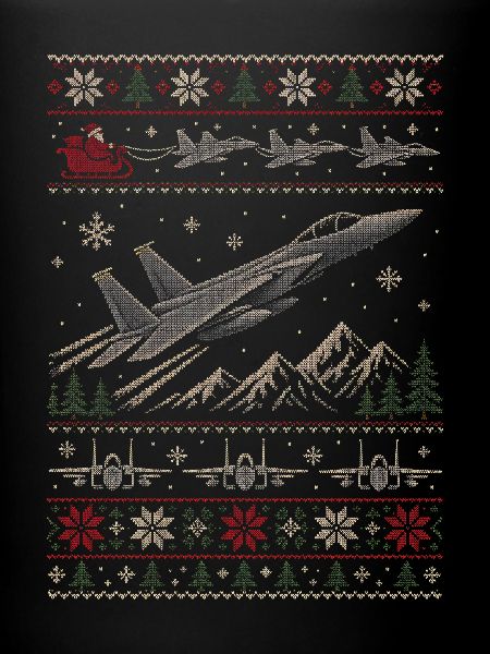 F15 Eagle Weihnachtspullover