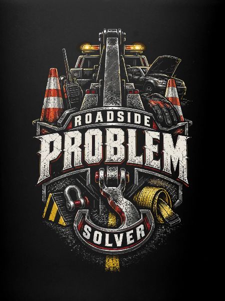 Abschleppfahrer Abschlepper Roadside Solver