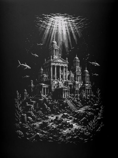 Atlantis versunkener Tempel