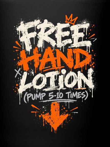 Freie Hand Graffiti Schrift