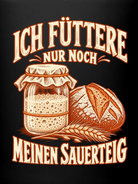 Sauerteig füttern Brot backen